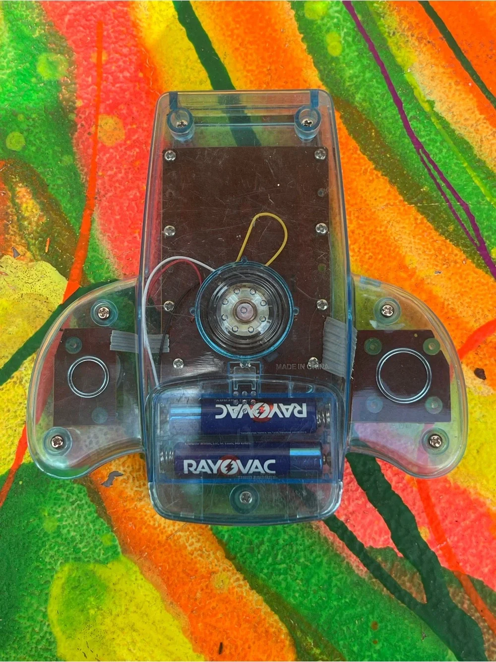 Vintage PocketPad game player Transparent Blue Game Player